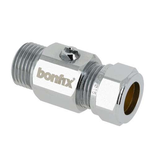 bonfix 93675 kogelkraan kiwa recht 12 x 3/8 vlak