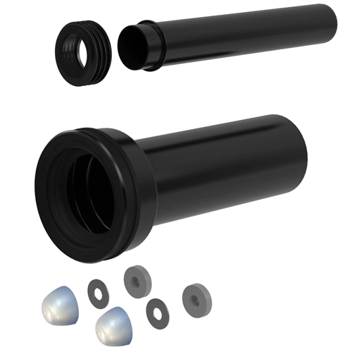 wisa 8050390081 wand wc aansluitset 30cm