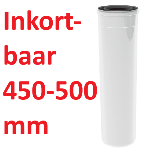 bm 400470881 twinsafe pp 80/125 wit buis 50cm