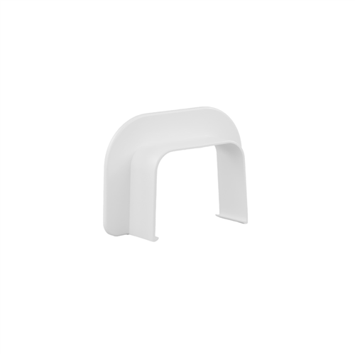 nedco 66602000 plafond/wandeindstuk wit 90 x 65 mm