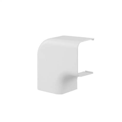 nedco 66602300 platte bocht wit 90 x 65 mm