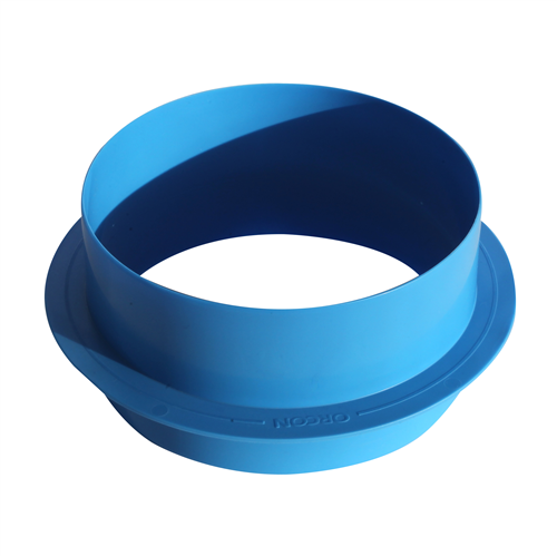 orcon 22910245 wtw blauwe  verloopflens 180x150