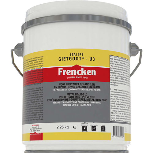 frencken 125220 gietgoot U3 voor 2m² - 2,25kg