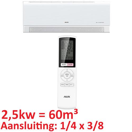 AUX camulin9000 9000btu bin.deel wit 2,5kw