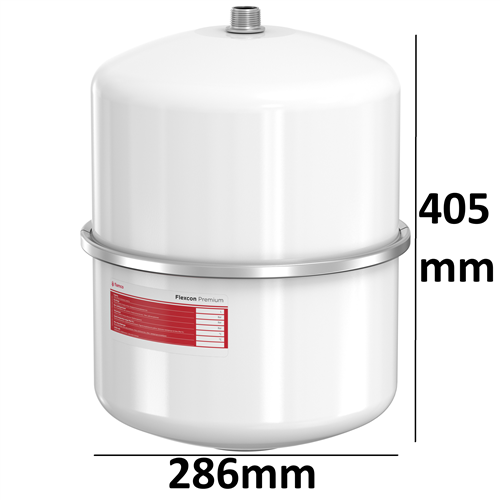 flamco 16919 expansievat 18ltr 0,5 bar wit