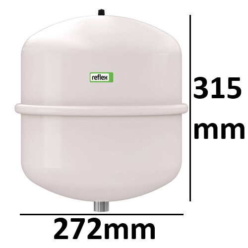 reflex 7204801 vat 18 ltr 1,0 bar wit