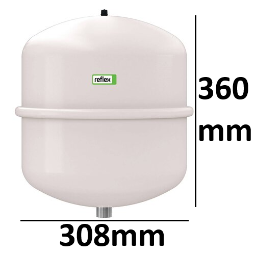 reflex 7207101 vat 25 ltr 1,0 bar wit