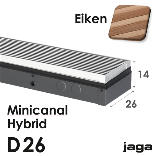 jaga minicanal hybrid eiken d14x26x230cm 3658w