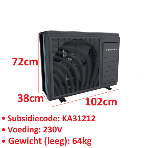 intergas 050674 xtend eco 5kw h73x102x38 bui.unit