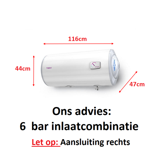 Tesy GCH1204420 E.boiler wand 120L 3000w horiz.