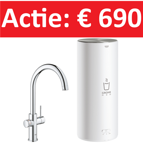grohe 30031001 red boiler 7 ltr+3in1 kr c-uitl chr