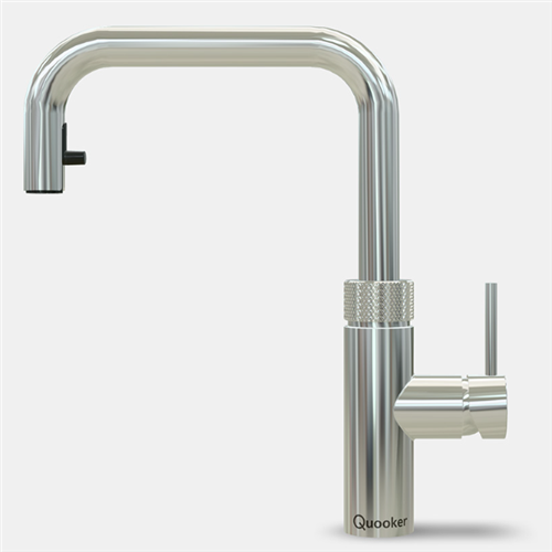 quooker FXSCHR uittrekb kraan flex square chroom