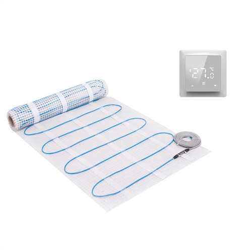 dyn 100192 elec.vlv.mat + WIFI klok wit 1200w 8m²