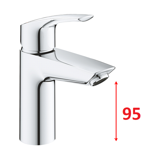 grohe 23372003 eurosmart wastafelmengkr. + ketting