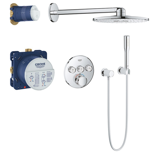 grohe 34705000 smartc therm.active 3knops ø 31cm