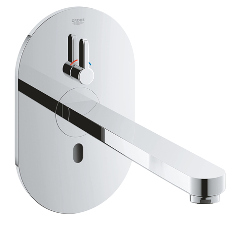 grohe 36376000 infr. wandkr. 230v + mengknop 23cm