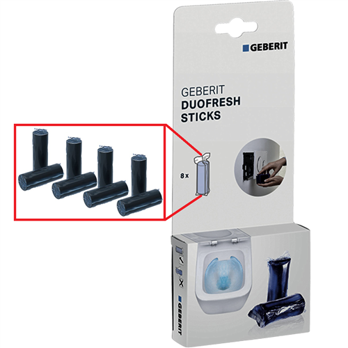 geberit 244800001 duofresh sticks 8 stuks per pak