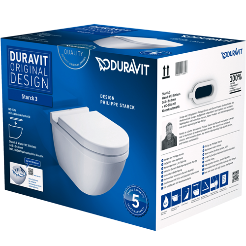 duravit 45270900A1 starck 3 rimfr wcl sc zitt 54cm