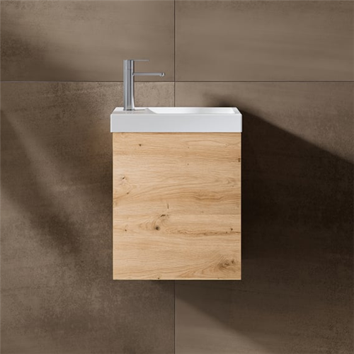 porto F014002DP6 fonteinkast 1deur 45x40x23 NatOak