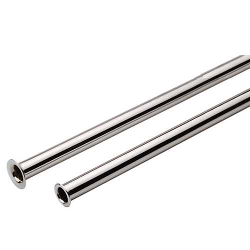 ram. 1200008 chroom buis 10ø met kraag 50cm