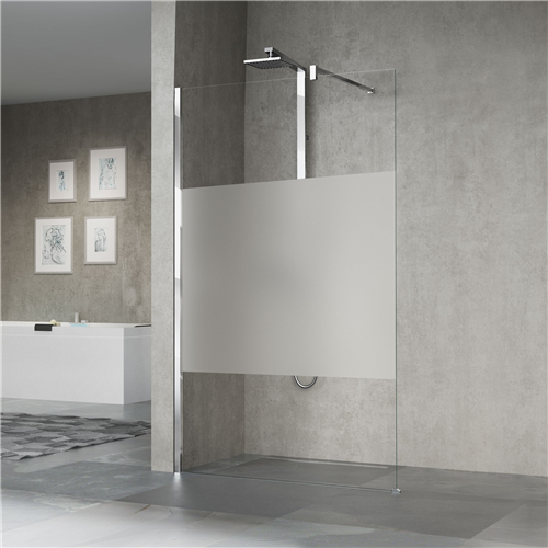 novellini H90-1B inloopdouche mat.chr 195x 87-88m