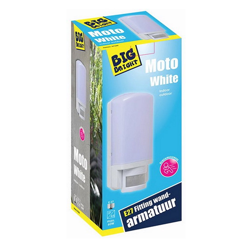 bigbright 27360 wandlamp e27 + bew.sensor max 60w
