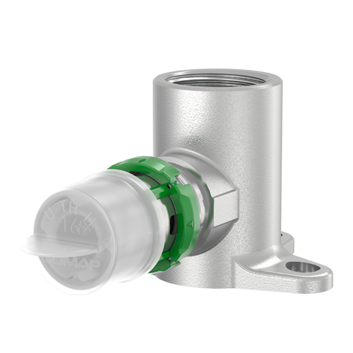 comap 7473GW2012 water pres muurplaat 1/2x20 mes.