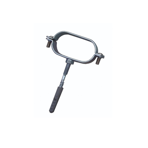 dyn 100856 flexbuisbeugel + pen tbv duo rvs DN32