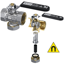 ram. 270046 filterkogelkraan magneet bin.draad 5/4