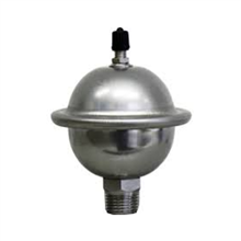 cimm car19 rvs 304L waterslagdemper 1/2 max 100º