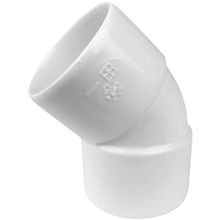 akatherm 110032w pvc wit lijm bocht 45° mof mof 50