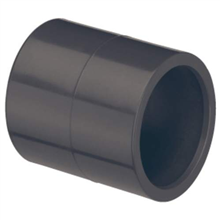 universeel MIV016 pvc druk lijmmof zwart ø16