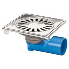 berg 12915 rvs doucheput met reukslot 15x15 cm 50