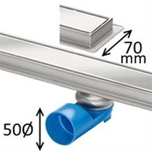 berg 623603 rvs blindgoot onder 50ø h67x70x600