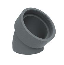 bm 400480486 wtw bocht 45° inwendig 125ø