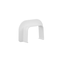nedco 66602000 plafond/wandeindstuk wit 90 x 65 mm