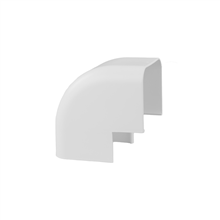 nedco 66602200 ronde buitenbocht wit 90 x 65 mm