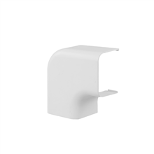 nedco 66602300 platte bocht wit 90 x 65 mm
