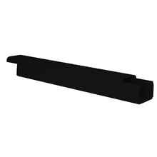 nedco 66601601 aircokanaal zwart 2m 90 x 65 mm