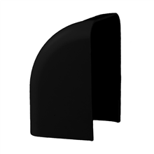 nedco 66602701 eindkap zwart 90 x 65 mm