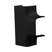 nedco 66602801 t-stuk zwart 90 x 65 mm
