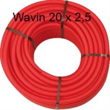 wv 4361225050 water slang mantel rood 50m 25 x 2,5