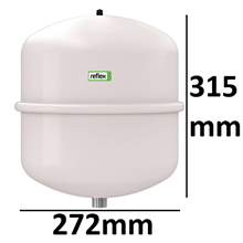 reflex 7204801 vat 18 ltr 1,0 bar wit