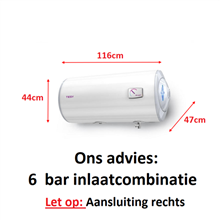 Tesy GCH1204420 E.boiler wand 120L 3000w horiz.