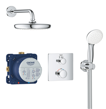 grohe 34729000 perfect showerset vierk.inb.kopØ21cm