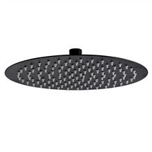 aloni SH3020B regendouchekop zwart rond 20cm ø