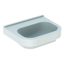 geberit S8300215000G wastafel 300 55cm z. gat wit