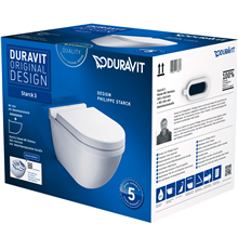 duravit 45270900A1 starck 3 rimfr wcl sc zitt 54cm