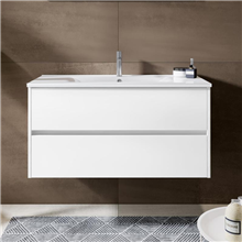 porto F014009DP0 100x45x52cm Meubel 2 Lades Wit