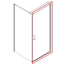 revital rsec80 nanoglas 6mm corner deur 78-80cm